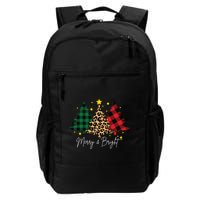 Merry And Bright Christmas Tree Festive Backpack