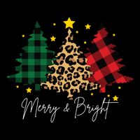 Merry And Bright Christmas Tree Festive 16 in Basic Backpack