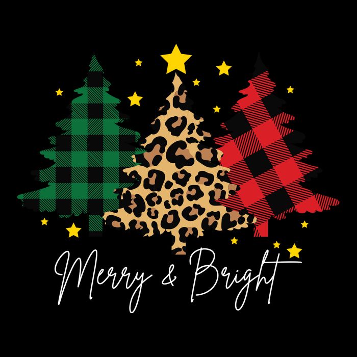 Merry And Bright Christmas Tree Festive 16 in Basic Backpack