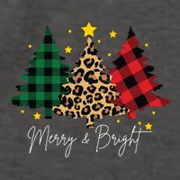Merry And Bright Christmas Tree Festive Vector Backpack