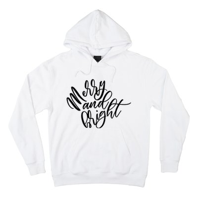 Merry And Bright Holiday Christmas Cheer Hoodie