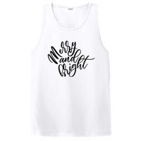 Merry And Bright Holiday Christmas Cheer PosiCharge Competitor Tank