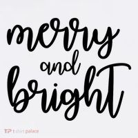 Merry And Bright Christmas Day Holiday Party Premium T-Shirt
