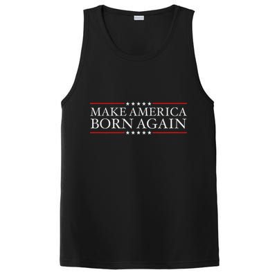 Make America Born Again Christian Faith Christ Jesus Gift PosiCharge Competitor Tank