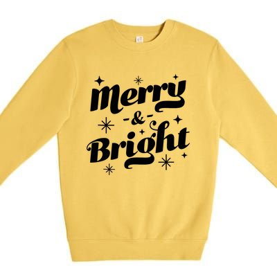 Merry And Bright Cute Red Matching Family Christmas Pajama Tank Top Premium Crewneck Sweatshirt