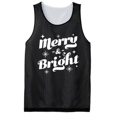 Merry And Bright Cute Red Matching Family Christmas Pajama Tank Top Mesh Reversible Basketball Jersey Tank