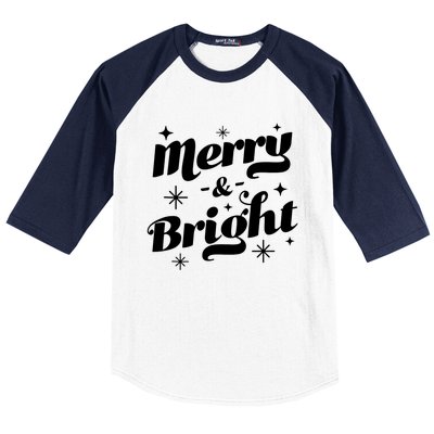 Merry And Bright Cute Red Matching Family Christmas Pajama Tank Top Baseball Sleeve Shirt