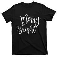 Merry And Bright Christmas & Teachers Holiday Xmas Long Sleeve T-Shirt