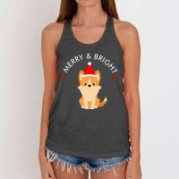 Merry And Bright Women's Knotted Racerback Tank