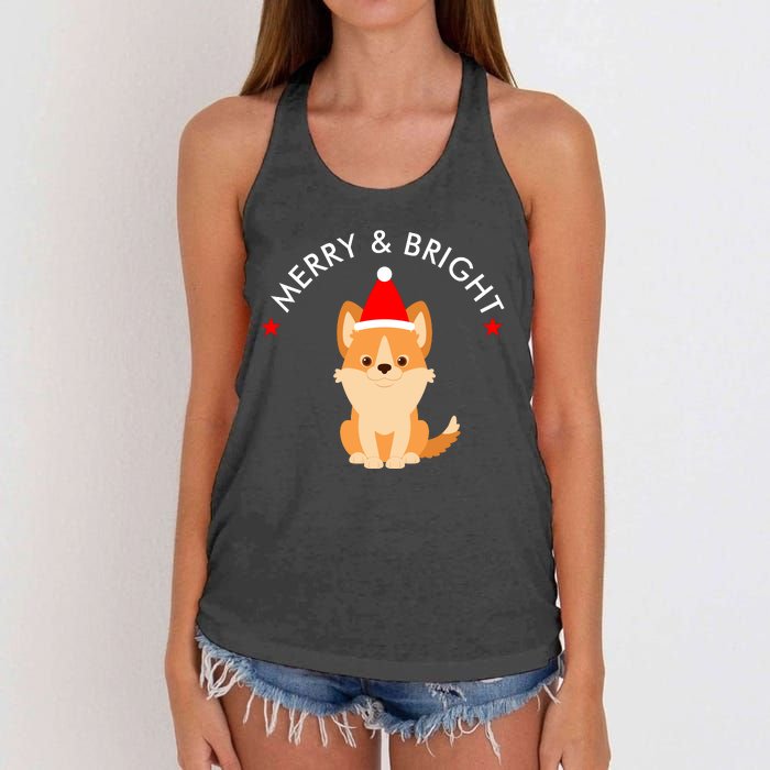 Merry And Bright Women's Knotted Racerback Tank