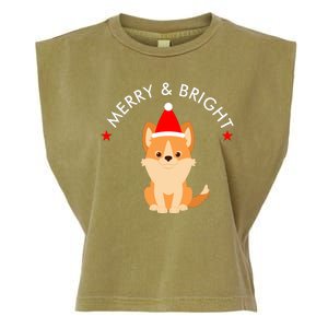 Merry And Bright Garment-Dyed Women's Muscle Tee