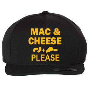 Mac & Cheese Please Wool Snapback Cap