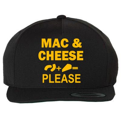 Mac & Cheese Please Wool Snapback Cap