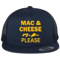 Mac & Cheese Please Flat Bill Trucker Hat