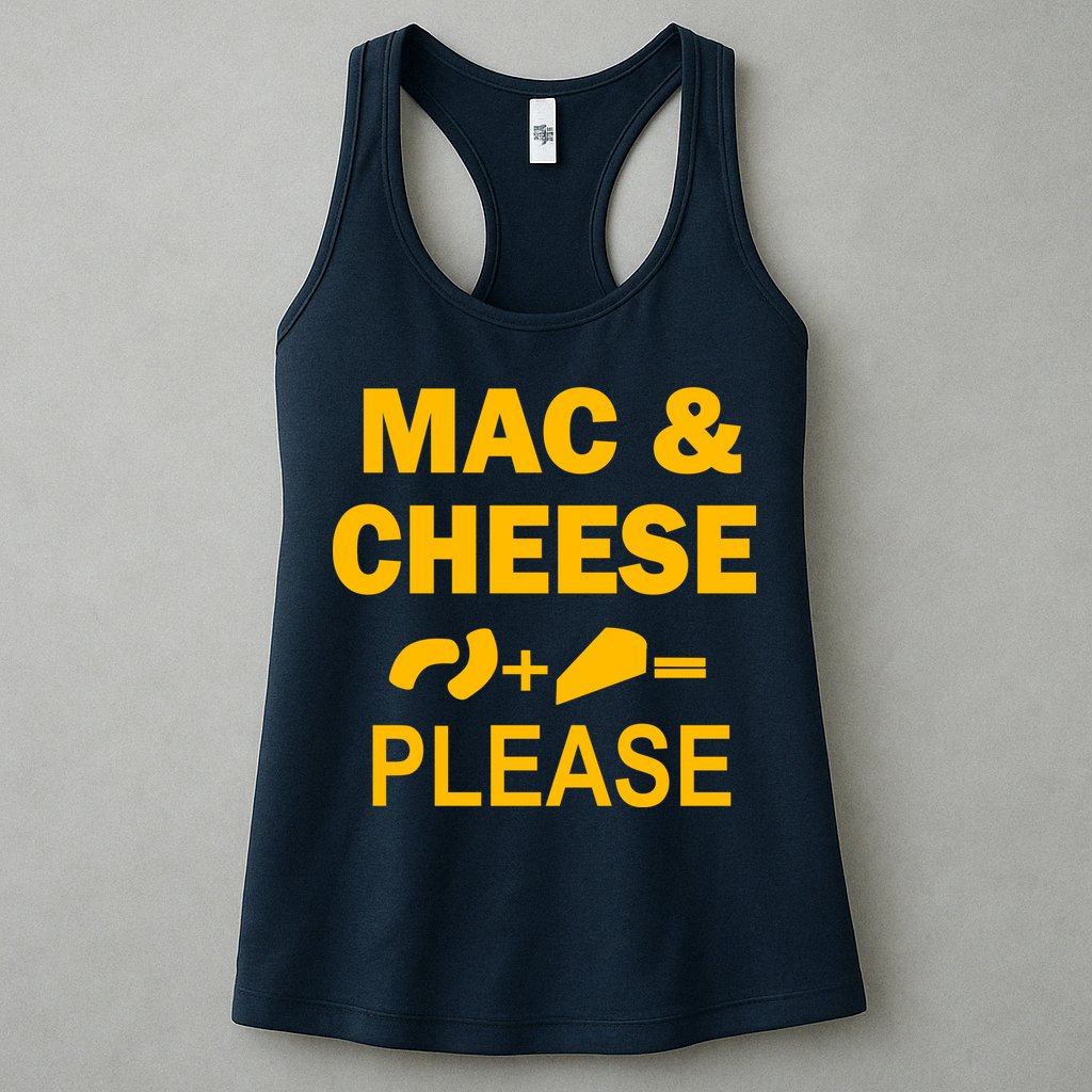 Mac & Cheese Please Womens Tank Top