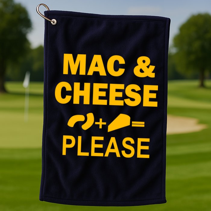 Mac & Cheese Please Golf Towel