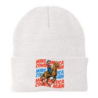 Make America Cowgirl Cowboy Again Western 4th Of July Knit Cap Winter Beanie