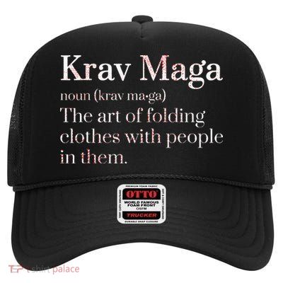 Martial Arts Combat Israeli Athlete Krav Maga High Crown Mesh Back Trucker Hat