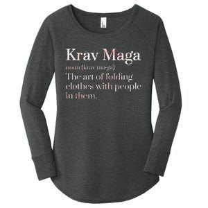 Martial Arts Combat Israeli Athlete Krav Maga Women's Perfect Tri Tunic Long Sleeve Shirt