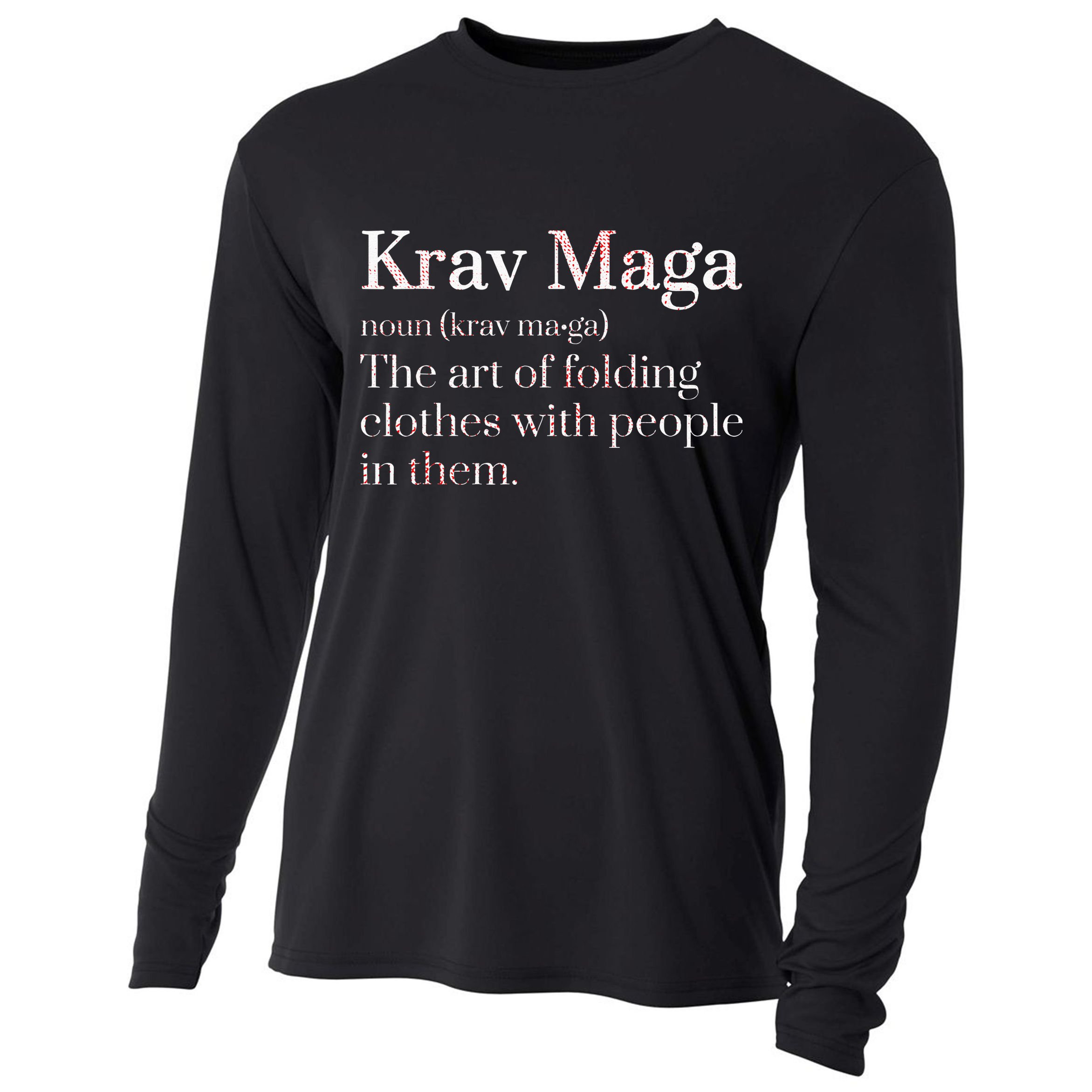 Martial Arts Combat Israeli Athlete Krav Maga Cooling Performance Long Sleeve Crew