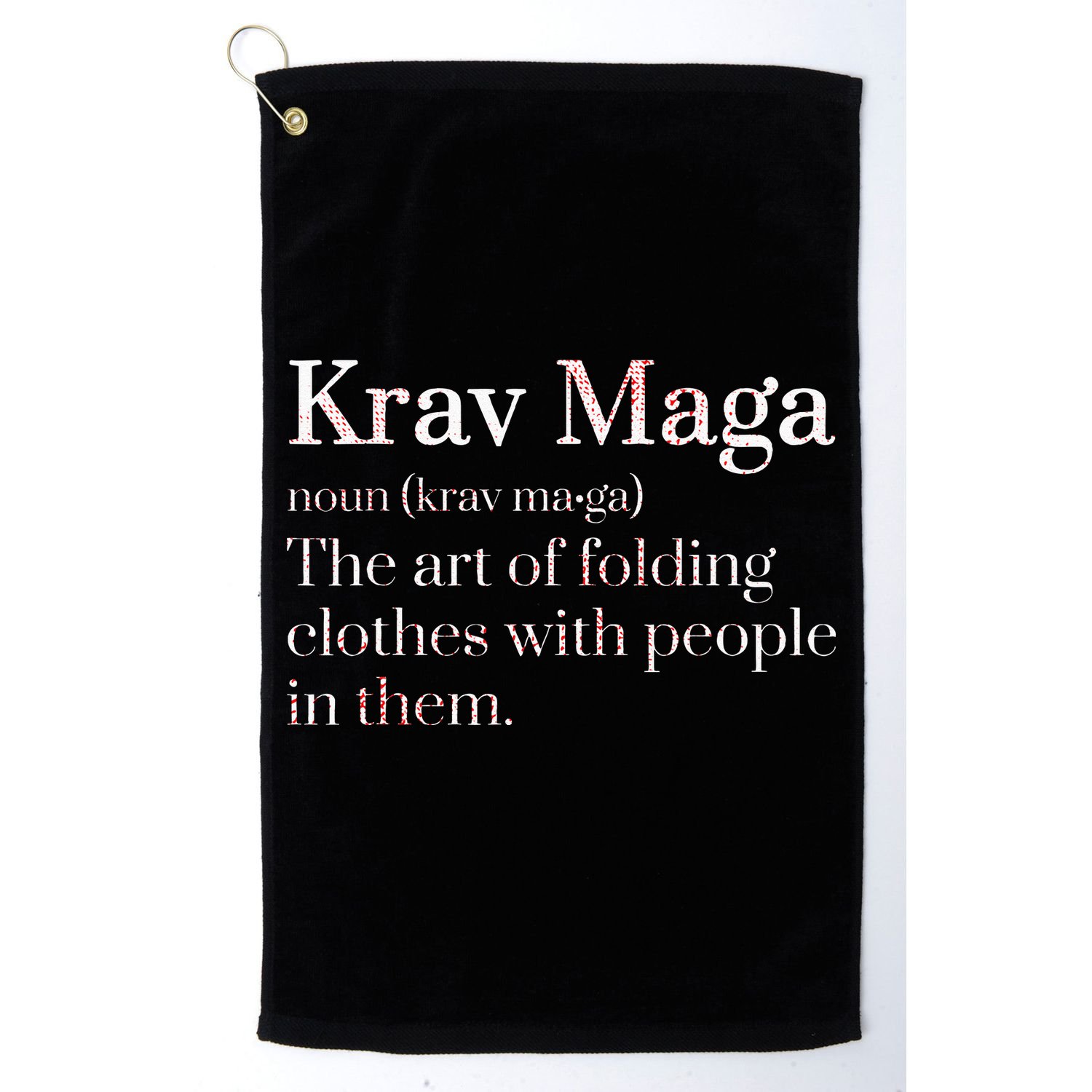 Martial Arts Combat Israeli Athlete Krav Maga Golf Towel