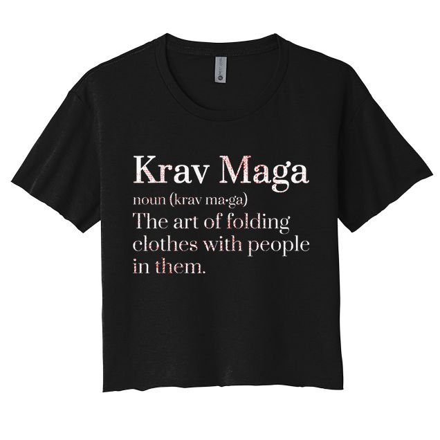 Martial Arts Combat Israeli Athlete Krav Maga Crop Top