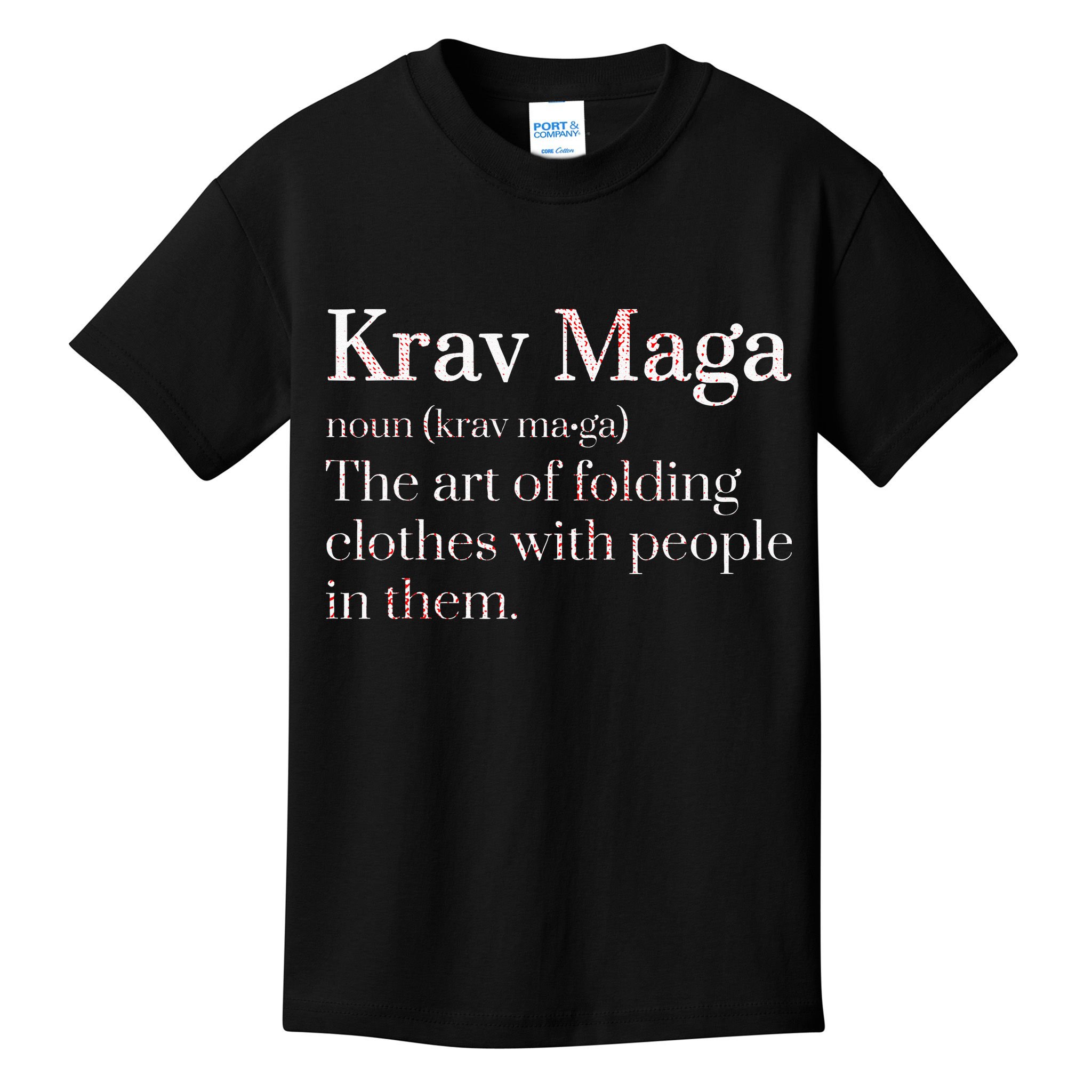 Martial Arts Combat Israeli Athlete Krav Maga Kids T-Shirt