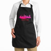 Modern Austin Cityscape Souvenir Austin Texas Skyline Apron