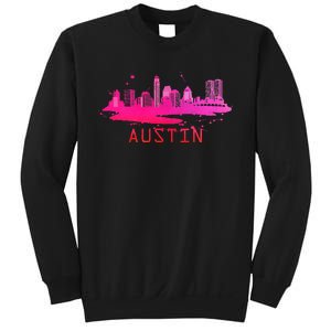 Modern Austin Cityscape Souvenir Austin Texas Skyline Sweatshirt