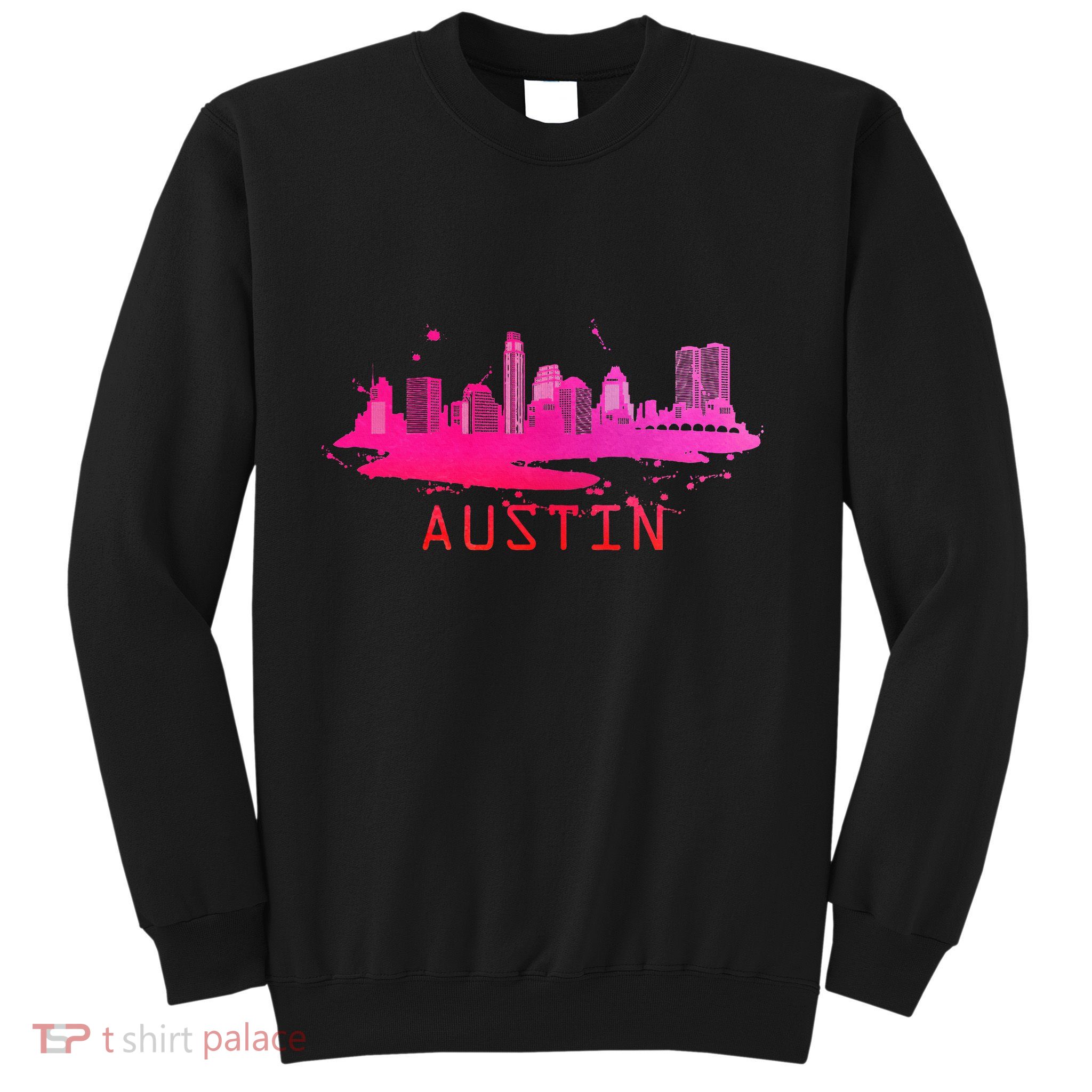 Modern Austin Cityscape Souvenir Austin Texas Skyline Sweatshirt