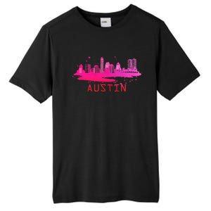 Modern Austin Cityscape Souvenir Austin Texas Skyline Tall Fusion ChromaSoft Performance T-Shirt