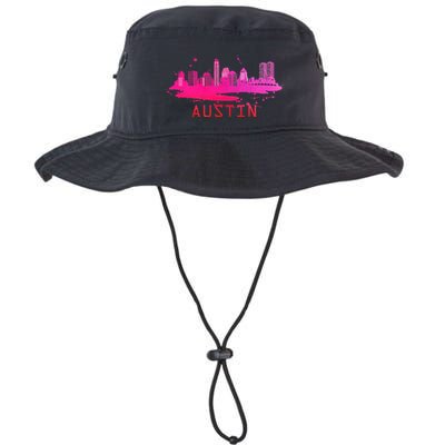 Modern Austin Cityscape Souvenir Austin Texas Skyline Bucket Hat