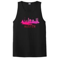 Modern Austin Cityscape Souvenir Austin Texas Skyline PosiCharge Competitor Tank