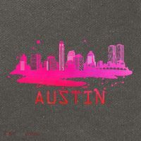 Modern Austin Cityscape Souvenir Austin Texas Skyline Cotton Canvas Backpack