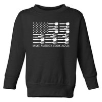 Make America Cook Again Cooking Chef Toddler Sweatshirt