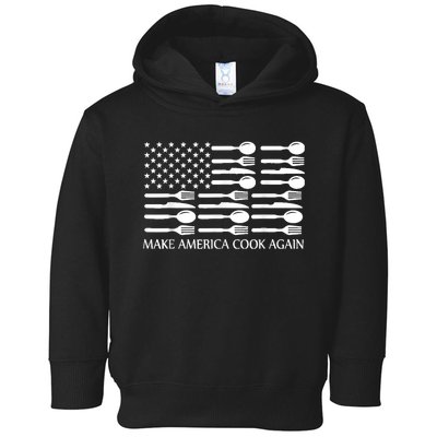 Make America Cook Again Cooking Chef Toddler Hoodie