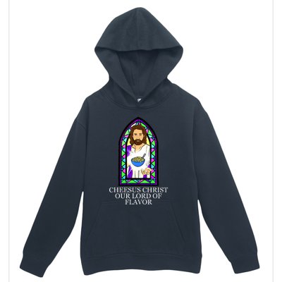 Mac and Cheese Lover Cheesus Christ Our Lord In Flavor Urban Pullover Hoodie