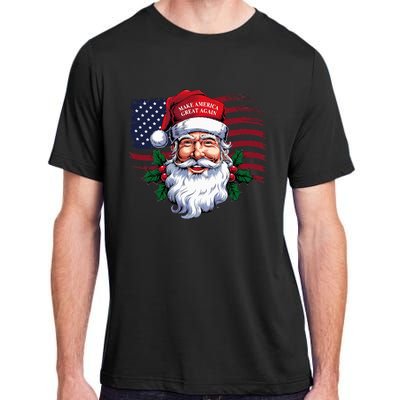 Make A Christmas Great Again Xmas Trump Maga Adult ChromaSoft Performance T-Shirt