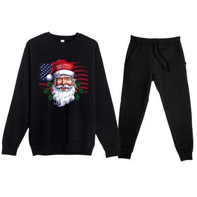 Make A Christmas Great Again Xmas Trump Maga Premium Crewneck Sweatsuit Set