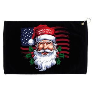 Make A Christmas Great Again Xmas Trump Maga Grommeted Golf Towel