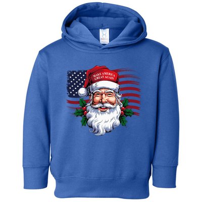 Make A Christmas Great Again Xmas Trump Maga Toddler Hoodie