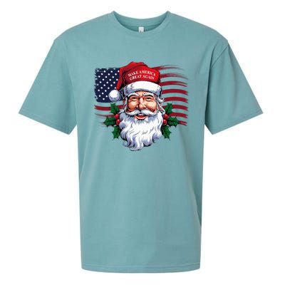 Make A Christmas Great Again Xmas Trump Maga Sueded Cloud Jersey T-Shirt