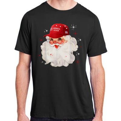 Make A Christmas Great Again Xmas Trump Maga Pajamas Santa Adult ChromaSoft Performance T-Shirt