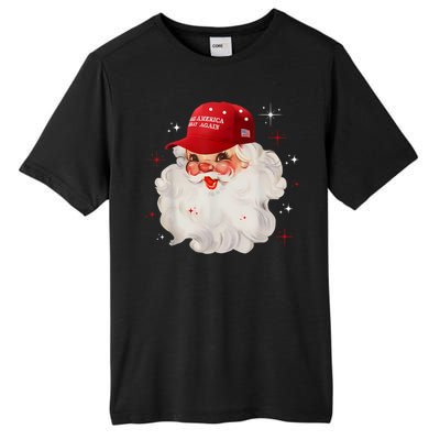 Make A Christmas Great Again Xmas Trump Maga Pajamas Santa Tall Fusion ChromaSoft Performance T-Shirt