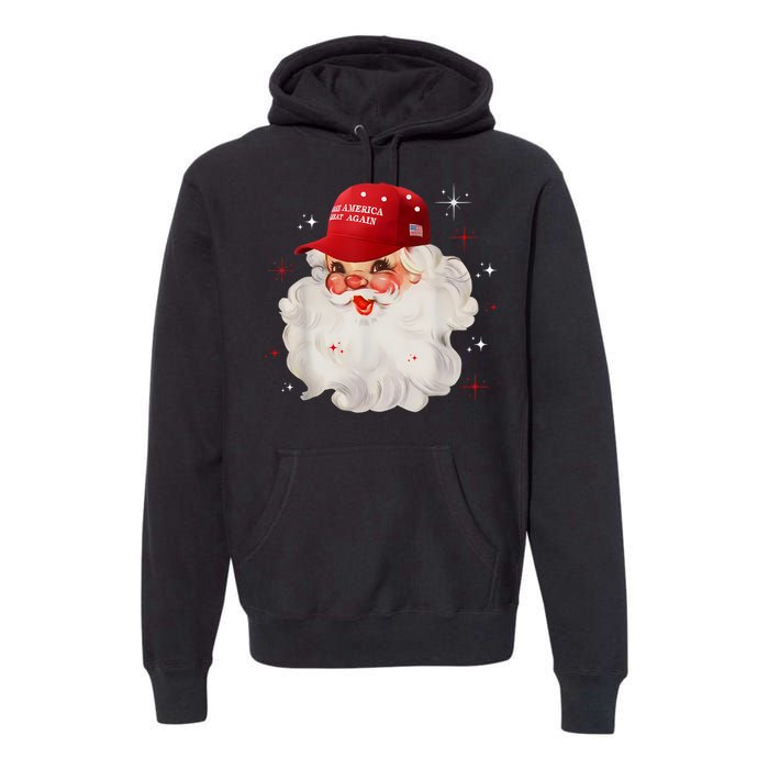 Make A Christmas Great Again Xmas Trump Maga Pajamas Santa Premium Hoodie