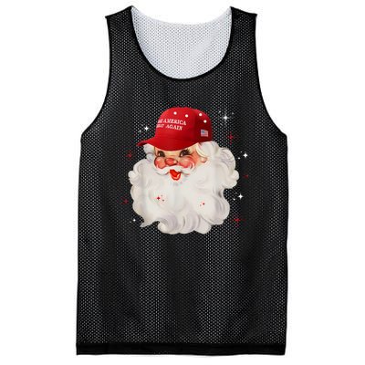 Make A Christmas Great Again Xmas Trump Maga Pajamas Santa Mesh Reversible Basketball Jersey Tank