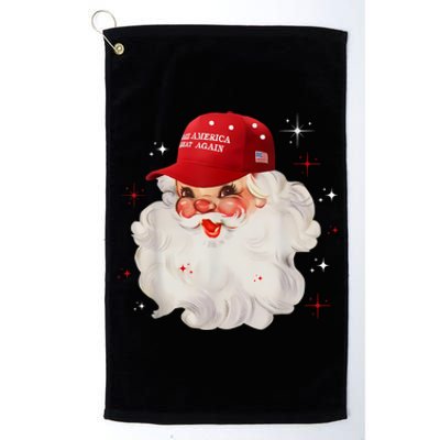 Make A Christmas Great Again Xmas Trump Maga Pajamas Santa Platinum Collection Golf Towel