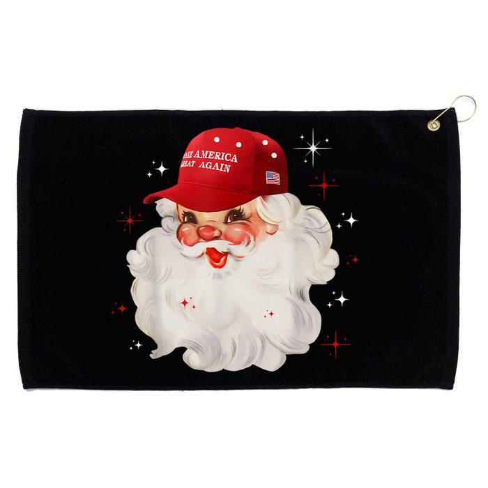 Make A Christmas Great Again Xmas Trump Maga Pajamas Santa Grommeted Golf Towel