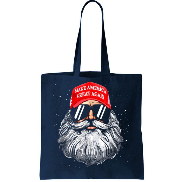 Make A Christmas Great Again Funny Xmas Trump Santa Pajamas Tote Bag