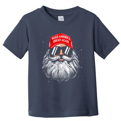 Make A Christmas Great Again Funny Xmas Trump Santa Pajamas Toddler T-Shirt